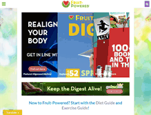 Tablet Screenshot of fruit-powered.com